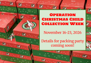 sidney, baptist, church, ohio, occ, operation, christmas, child, shoebox, packing, party, 2026